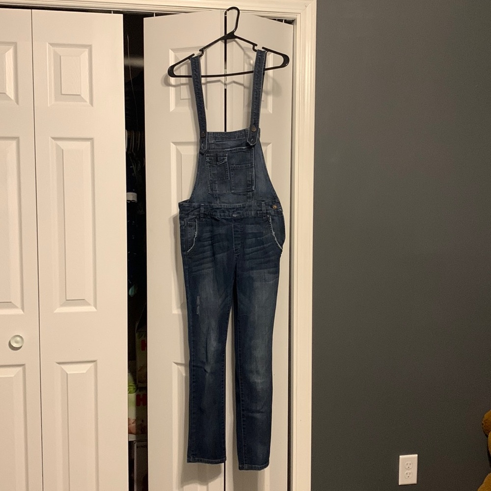 Free people denim overalls